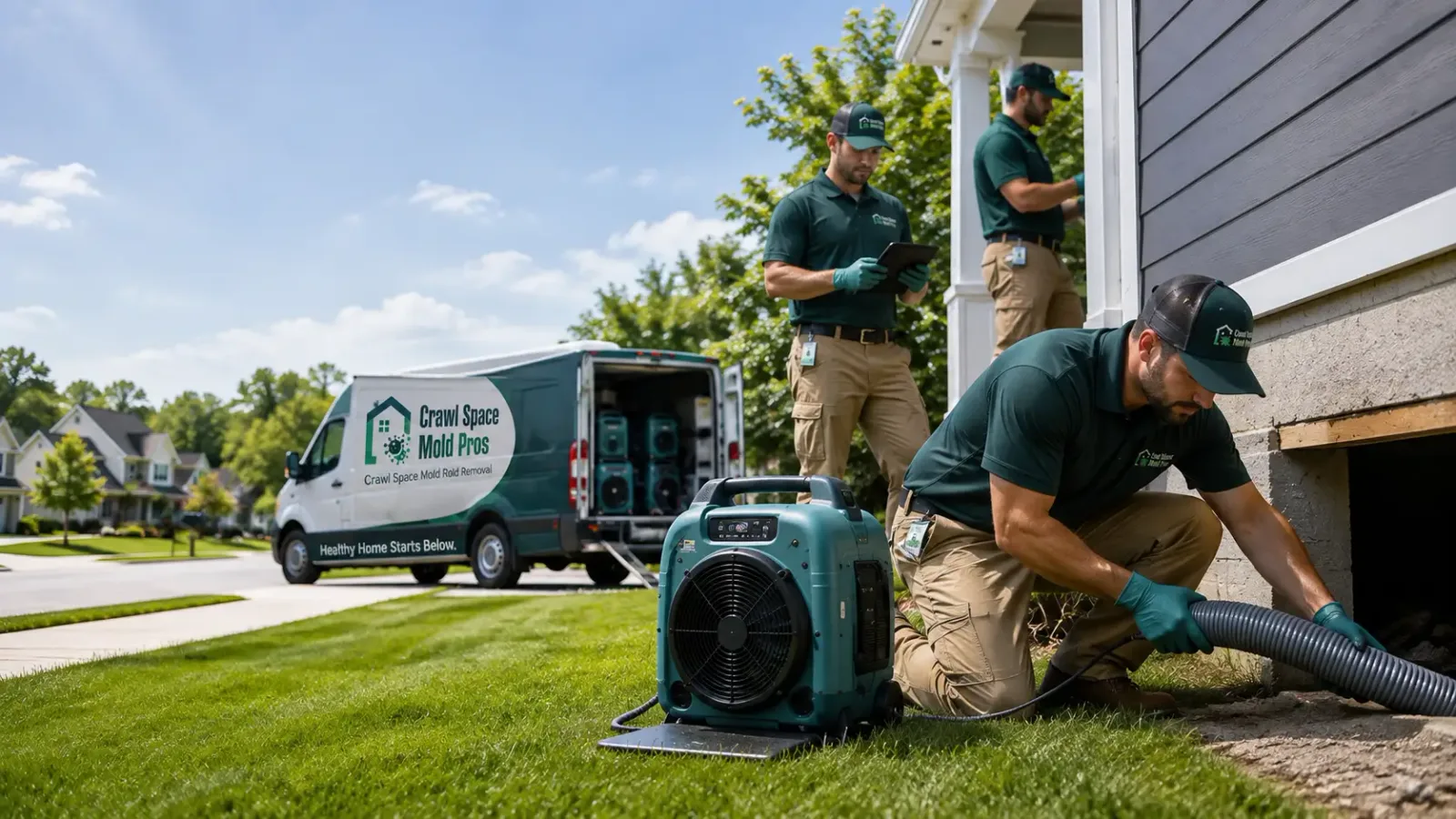 Crawl Space Mold Removal in Gaylord, MI